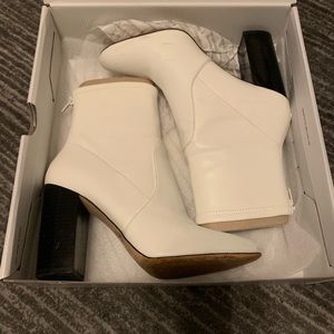 Aldo black and white. High heel booties